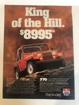 1989 Jeep Eagle Vintage Print Ad Advertisement pa11 - $6.92