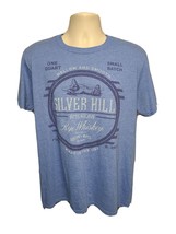 Silver Hill American Rye Whiskey Mellow and Smooth Adult Large Blue TShirt - £11.85 GBP