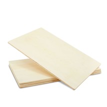 4 Pack Unfinished Rectangular Wood Slices, Diy Rectangle Wooden Boards F... - £25.91 GBP