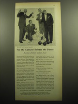 1957 Cresta Blanca White Vermouth Ad - Fire the Cannon! Release the Doves! - $18.49