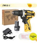 Yikoda 12V Cordless Drill Rechargeable Electric Screwdriver with Lithium... - $55.43