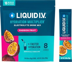 Liquid I.V.® Hydration Multiplier - Passion Fruit | Electrolyte, 16 Serv... - $30.99