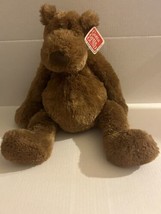 GUND Slacker Brown Bear 15148, 18&quot; Beanie Plush Lazy Sleepy Cute RARE St... - $39.59