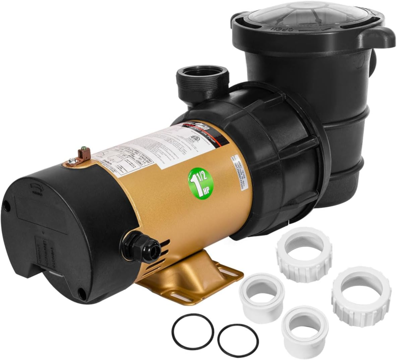  2-Speed Variable Pool Pump 1.5 HP Swimming Pool Pump High-Flow Above-Gr... - $239.65