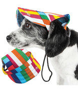 Pet Life &#39;Colorfur&#39; UV Protectant Adjustable Fashion Designer Pet Dog Ha... - £10.68 GBP
