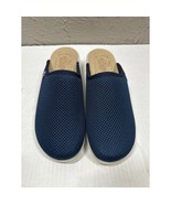 Fly Flot Made in Italy Womens Blue Mesh Clogs Mules Anatomic Anti Shock ... - $54.95