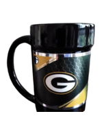 NFL GREEN BAY PACKERS Logo Coffee Mug Cup - Green and Black - $9.89