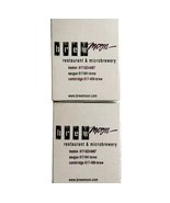 Brew Moon Restaurant Microbrewery Box Matches Collectible Lot Of 2 Close... - $565.67 MXN