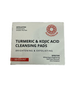 Turmeric Kojic Acid Cleansing Pads: Exfoliating &amp; Deep Pore Cleansing (5... - $17.74