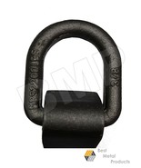 (2) D RING 3/8&quot;TRAILER FLATBED TRUCK TOW TIE DOWN CHAIN MOVING CHAIN ANC... - $23.25 CAD
