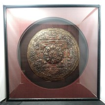 Framed Tibet Buddhist Temple Brass Copper Silver Handmade Shakyamuni Kan Statue - £1,712.68 GBP