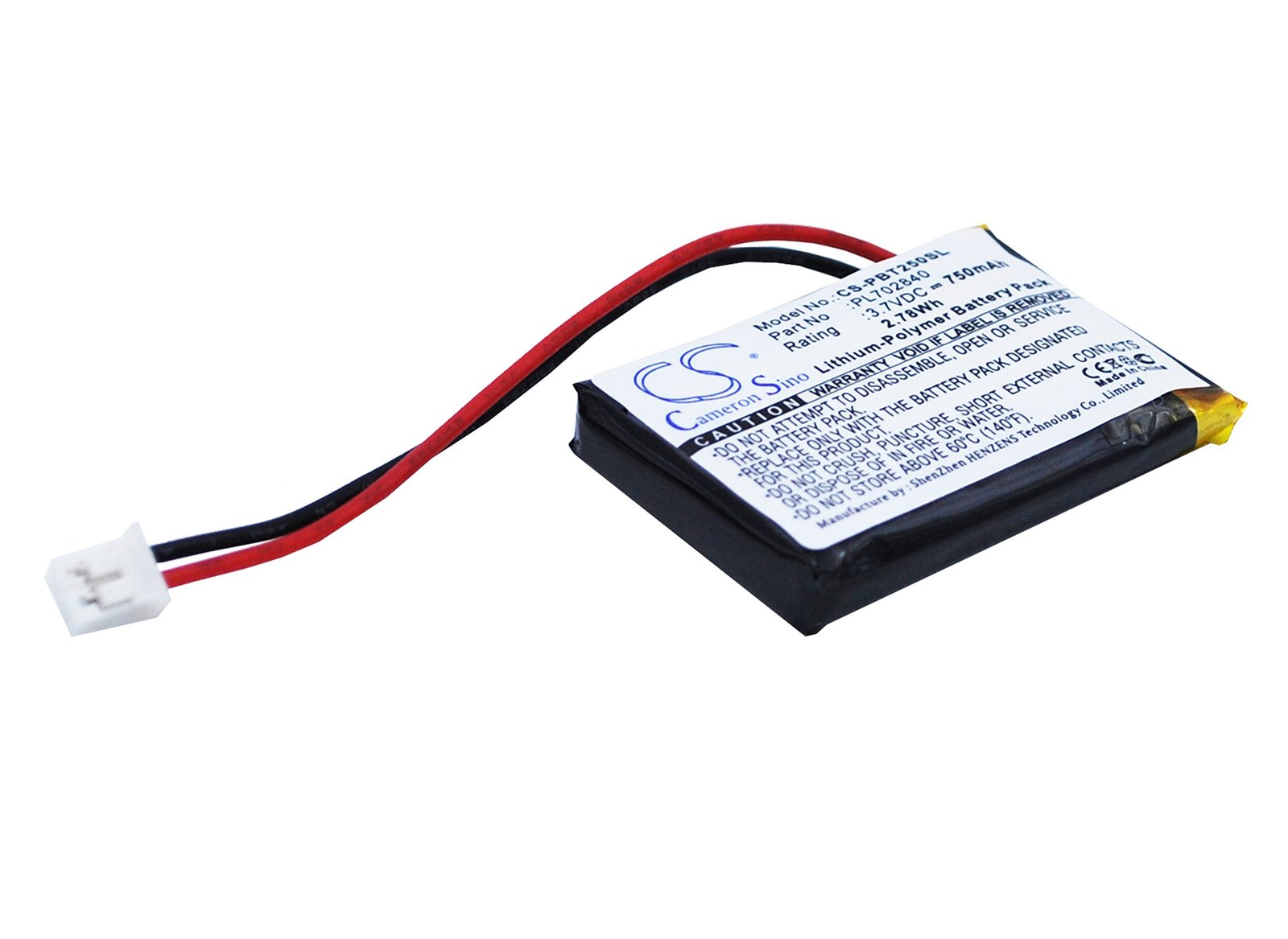 Cameron Sino Rechargeble Battery for Philips BT2500B  			