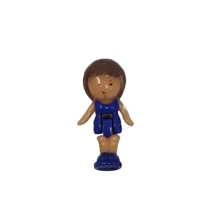 VINTAGE 1993 BLUEBIRD POLLY POCKET FIGURE MERRY GO ROUND PALS LULU BROWN... - £18.92 GBP