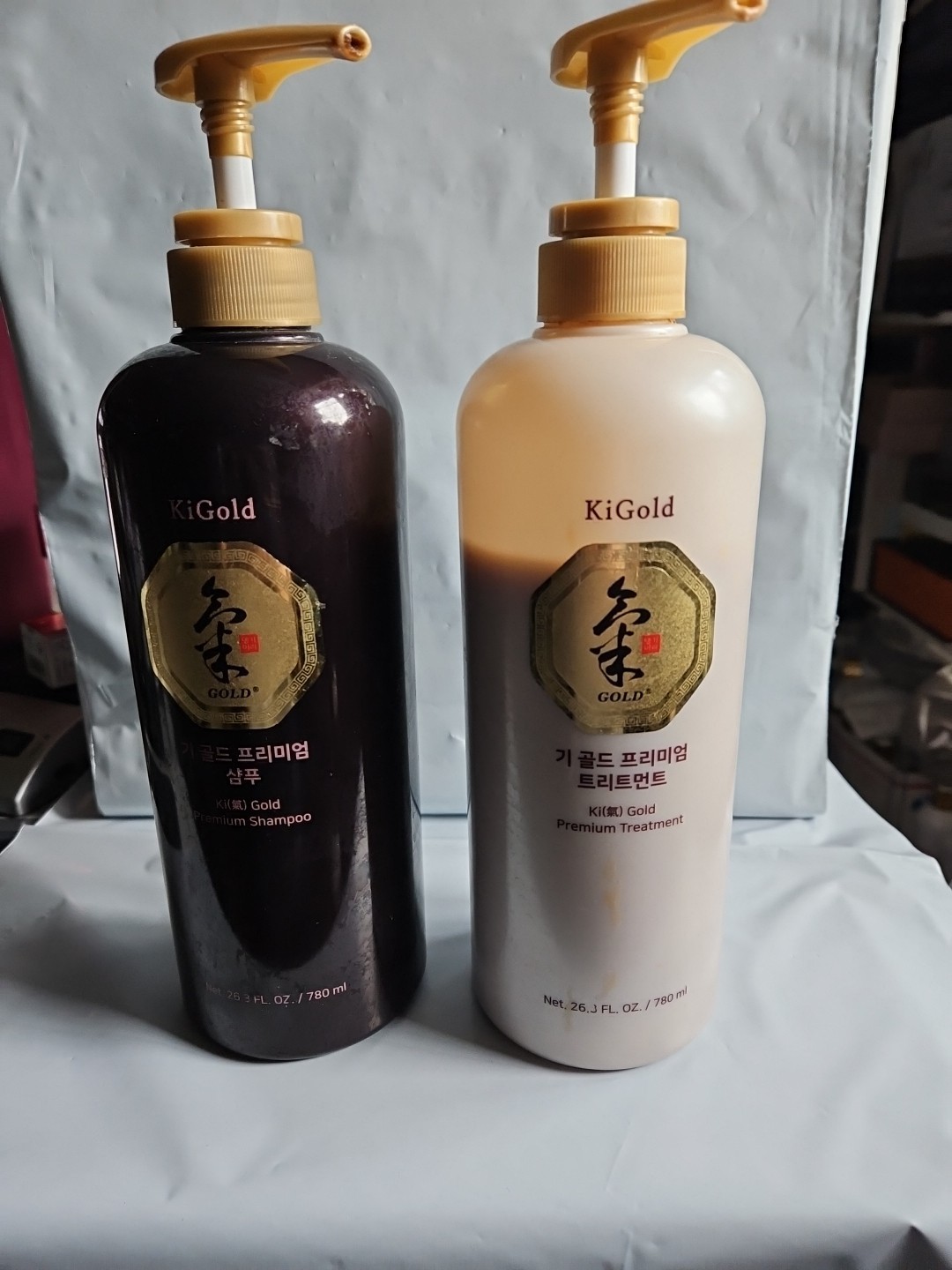Daeng Gi Meo Ri Ki-Gold Premium Shampoo &amp; Conditioner - bottles 3/4ths full - $49.45