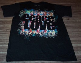 HARD ROCK CAFE Peace Love RINGO STARR Beatles T-Shirt MENS SMALL - £15.58 GBP