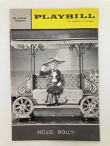 1965 Playbill St. James Theatre Carol Channing, David Burns in Hello Dolly! - £11.18 GBP