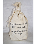 RARE VINT. “GEORGE WASHINGTON BRIDGE” MONEY/TOLL COLLECTOR’S BAG-“PORT A... - $18.81