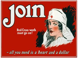 7612.Join me.American red cross.nurse with white hat.POSTER.art wall decor - £13.66 GBP+