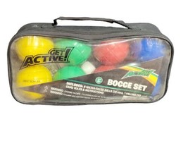 Get Active 72mm Bocce Set 8 Water-Filled Balls, 1 Pallino &amp; Carrying Case - £19.49 GBP