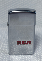 1969 Slim Zippo RCA Radio Corp Of America Windproof Cigarette Lighter USA PA - £39.87 GBP