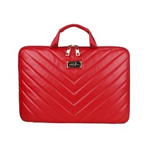 Sandy Lisa 14 Inch Laptop Sleeve, Chevron Printed Protective Case with B... - $49.99