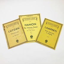Schirmer&#39;s Library of Musical Classics Lot of 3 Sheet Music Books Lutgen... - $11.87