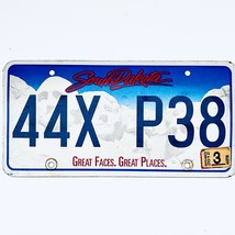 2012 United States South Dakota Great Faces Passenger License Plate 44X P38 - £13.24 GBP