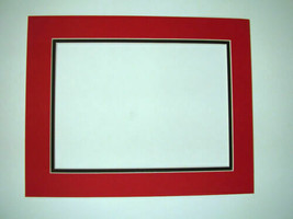 Picture Frame Mat 11x14 for 8x10 photo Liberty University Red and black - £7.46 GBP