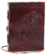 Dragon Leather Bound Corded Blank Book of Shadows! - $21.66 CAD