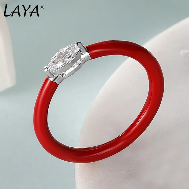 925 Sterling Silver Free Shipping Synthetic Color Crystal Fashion Finger Ring Fo - £44.86 GBP