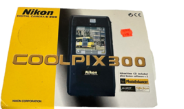 Vintage1997  Nikon Coolpix e300 Digital Camera, Manuals, Cords Works 100% - $197.95