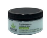 CDATA[
The Hempz Triple Moisture Herbal Body Butter is a skincare product designed to provide intensive hydration and moisture to the skin. It typically comes in an 8 oz (ounce) size, which is convenient for daily use and offers a sufficient amount of product.
Key features of the Hempz Triple Moisture Herbal Body Butter include:
Triple Moisture Formula: Combines shea butter, jojoba seed oil, and avocado oil to deeply nourish and hydrate the skin.
Long-lasting Hydration: Provides all-day moisture, making it suitable for dry skin or areas prone to dryness.
Herbal Extracts: Contains extracts such as hemp seed oil, which are known for their conditioning and soothing properties.
Paraben-free and Vegan: Often formulated without parabens and cruelty-free, appealing to those who prefer natural ingredients.
This body butter is typically applied to clean, dry skin and massaged in thoroughly, focusing on areas needing extra hydration. It's particularly beneficial after bathing or whenever skin feels dry to restore moisture and promote softness.
Listing and template services provided by inkFrog
Added to your wish list!
![