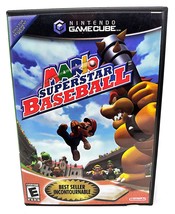 Mario Superstar Baseball Nintendo GameCube Complete CIB - Tested - £56.97 GBP