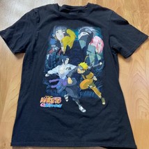 Vintage Naruto Shippuden Shonen Jump 2002 T-Shirt Black Size Mens Small - £16.61 GBP