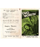 E.A. Dupont&#39;s TWO WORLDS &#39;30 UK Herald Norah Baring, John Longden, Randl... - $1,419.63 MXN