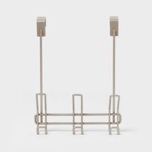Threshold Over The Door Hook 3 Count Steel Silver Powder-Coated 15 lb Cap - $243.70 MXN Threshold Over The Door Hook 3 Count Steel Silver Powder-Coated 15 lb Cap - $243.70 MXN