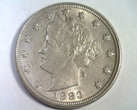 1883 NO CENTS LIBERTY NICKEL CHOICE ABOUT UNCIRCULATED++ CH. AU++ NICE O... - $48.00