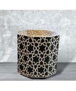 Luxurious Bone inlay Star pattern wooden Octagon End table for living room  - $804.00+