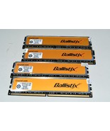 LOT 4 Crucial Ballistix 1GB DDR2 800 PC2 6400 Memory Model BL12864AA804 W1A - $39.95 CAD