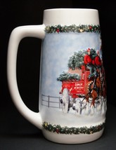 Budweiser Holiday Tradition Stein CS699 Handcrafted 2009 - $19.77