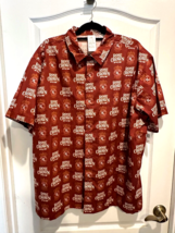 Disney Parks Epcot Rose and Crown Pub Button Up Shirt 3XL Camp United Kingdom - £47.48 GBP