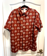 Disney Parks Epcot Rose and Crown Pub Button Up Shirt 3XL Camp United Ki... - $81.24 CAD
