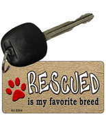 Rescued is my Favorite Breed Metal Key Chain - €10,49 EUR