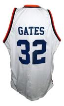 Hoop Dreams Movie Curtis Gates Colby Basketball Jersey Sewn White Any Size image 2