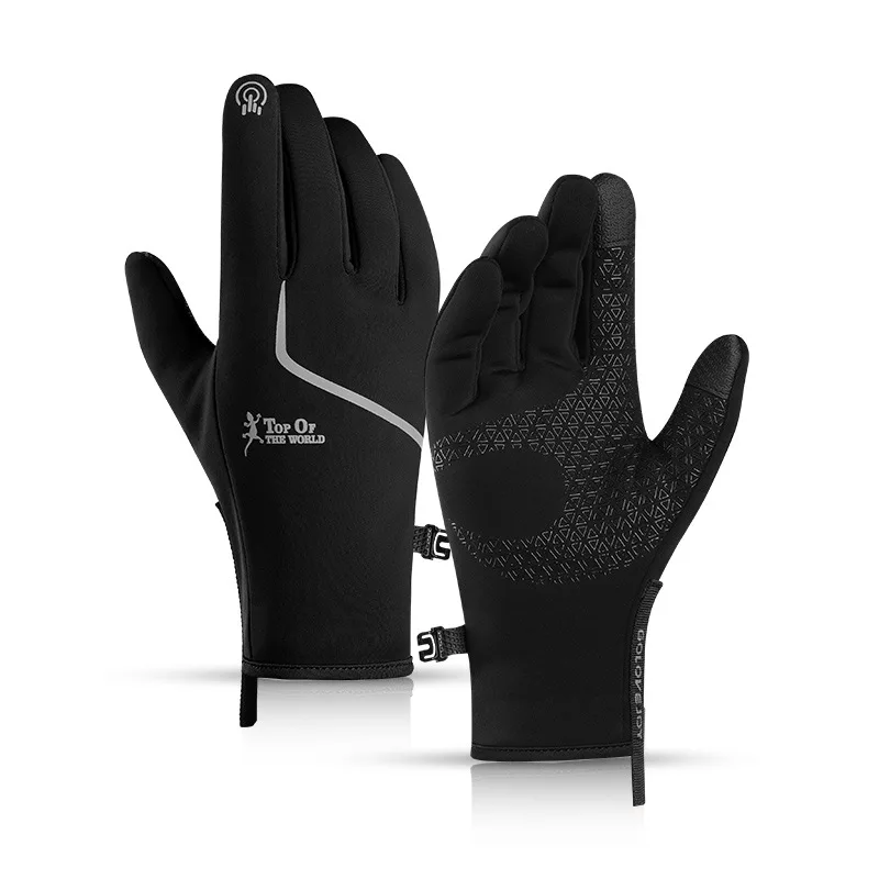 New Windproof Cycling Gloves Reflective Touch Screen Riding MTB Bike Bicycle Glo - $81.99