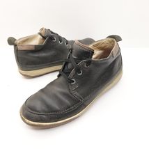 Ecco Chase II Womens Size 38 US 7 Black Leather Ankle Chukka Shoes - $26.99