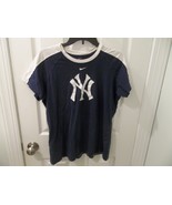 Nike Blue White New York Yankees NYY 2011 MLB T-Shirt XL - £7.86 GBP