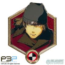 Persona 3 Portable Shinjiro Aragaki Gold Enamel Pin Figure Official Atlus Reload - £7.67 GBP