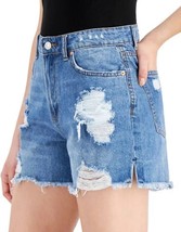 Vanilla Star Hadley Jean Shorts Denim Boyfriend Super High Rise NEW NWT ... - $13.37