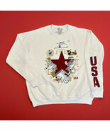 Looney Tunes x Team USA Olympics Sweatshirt Mens Large 2024 Paris Olympi... - $22.99